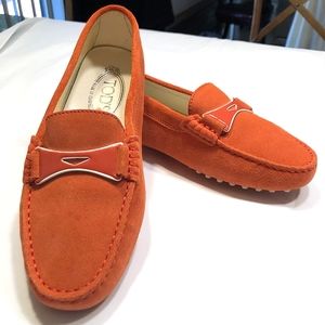 Tod's moccasins NEW suede